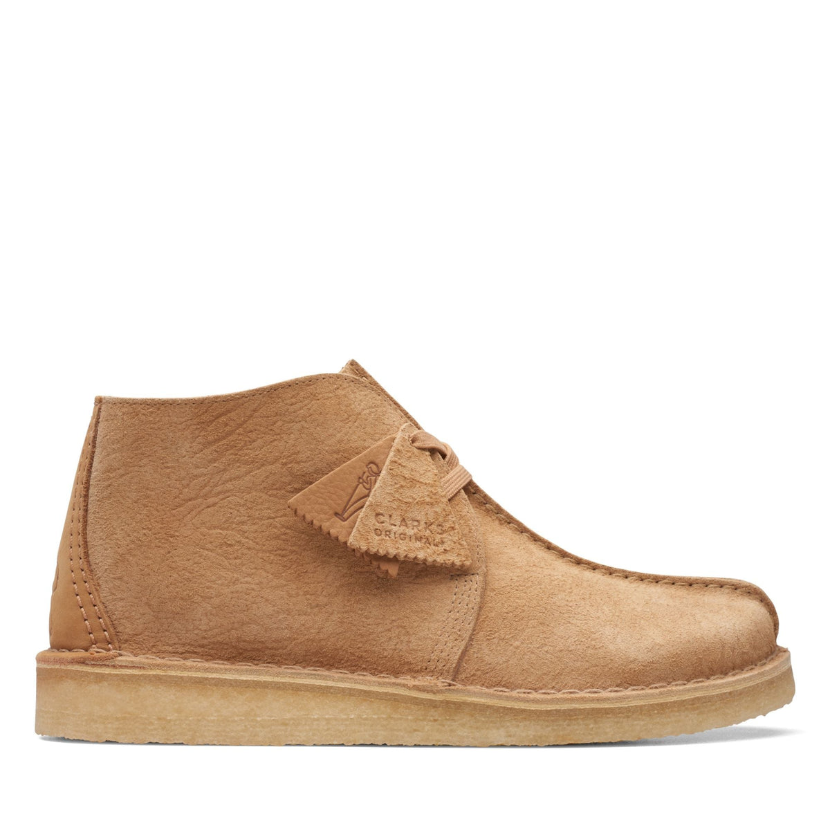Clarks Originals Desert Trek Hi Light Tan Men's Light Tan Suede 26173614