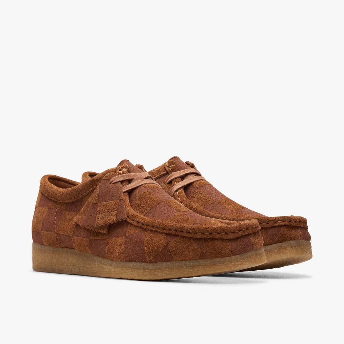 Clarks Originals Wallabee Men's Cola Check 26173636 — sole view