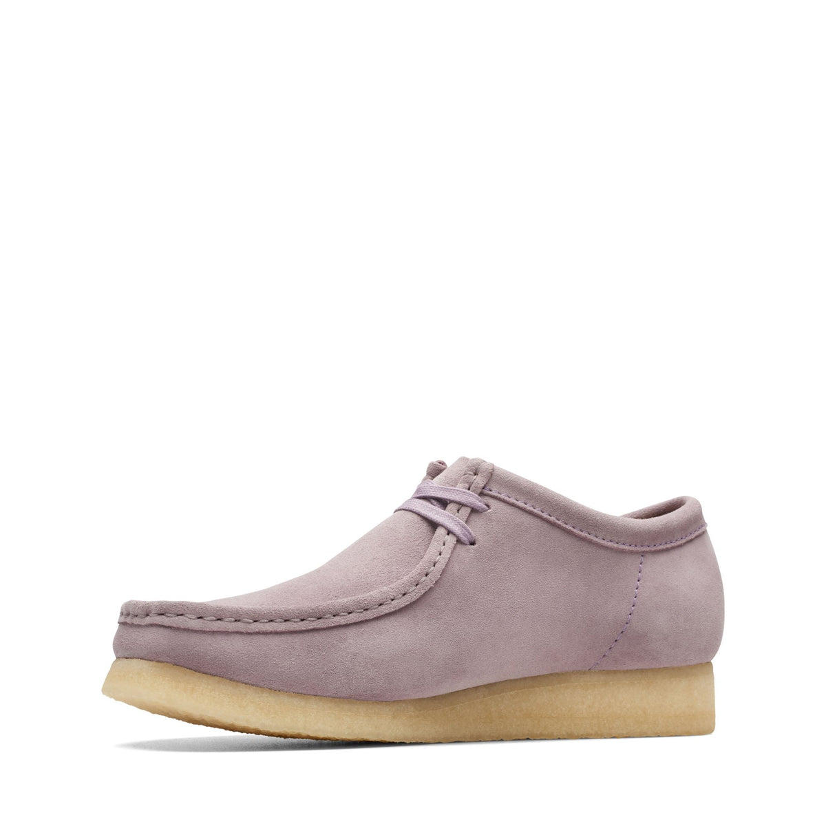 Clarks Originals Wallabee - Mauve Suede Men's Mauve Suede 26173639 — sole view