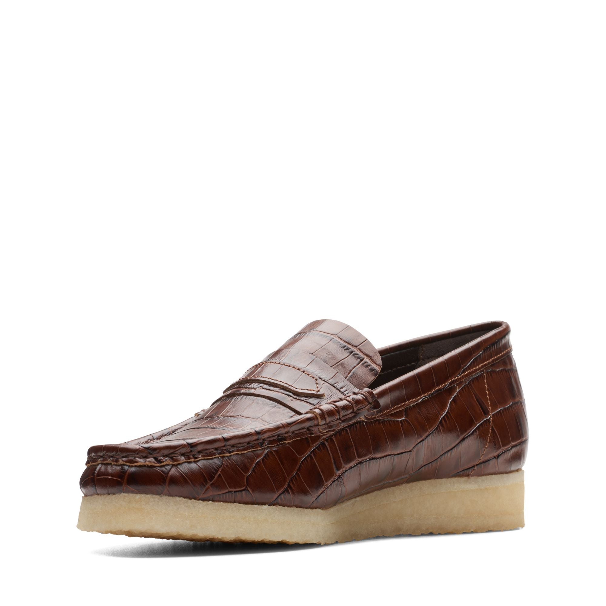 Clarks Originals Wallabeeloafer Women's Brown Croc