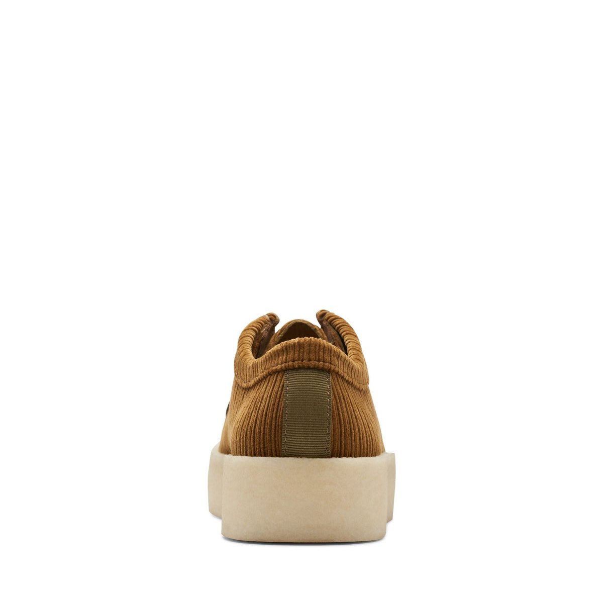 Clarks Originals Wallabee Men's Tan Corduroy Textile 26174040 — top view
