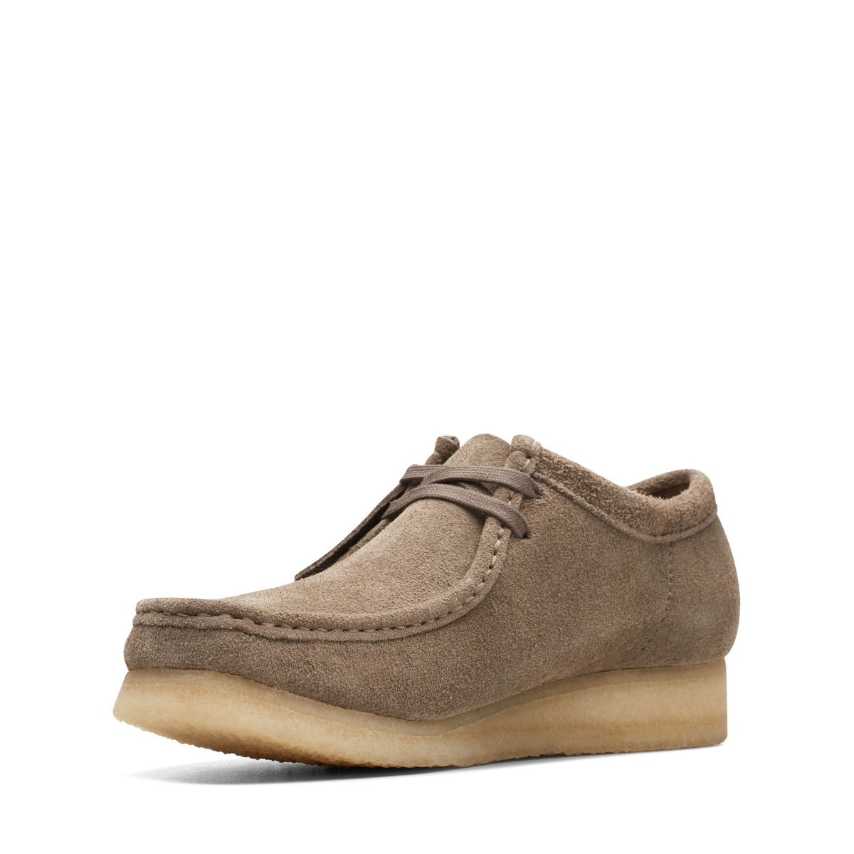 Clarks Originals Wallabee - Dark Gry Suede Men's Dark Gry Suede 26174049 — sole view