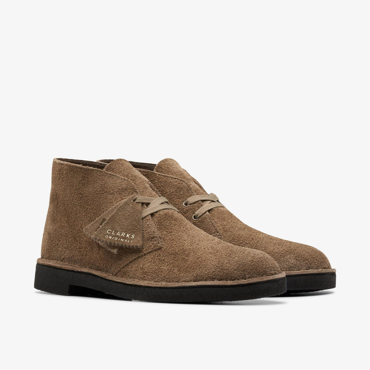 Clarks Originals Desert Boot Men's Dark Grey Suede 26174055 — sole view