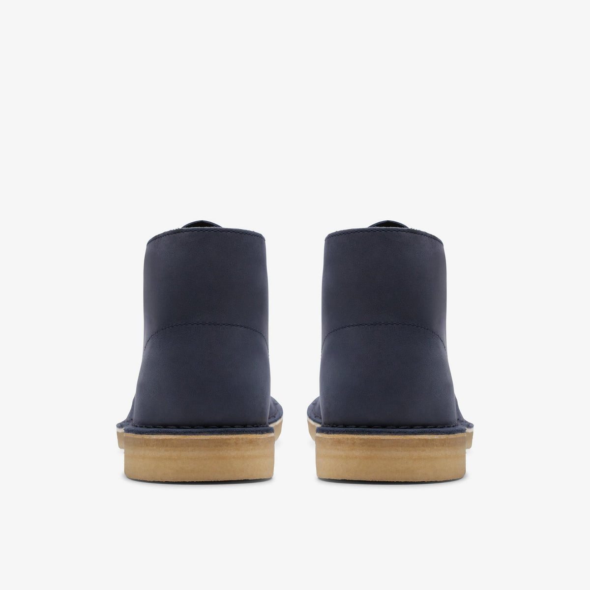 Clarks Originals Desert Boot Men's Navy Leather 26174058 — detail view
