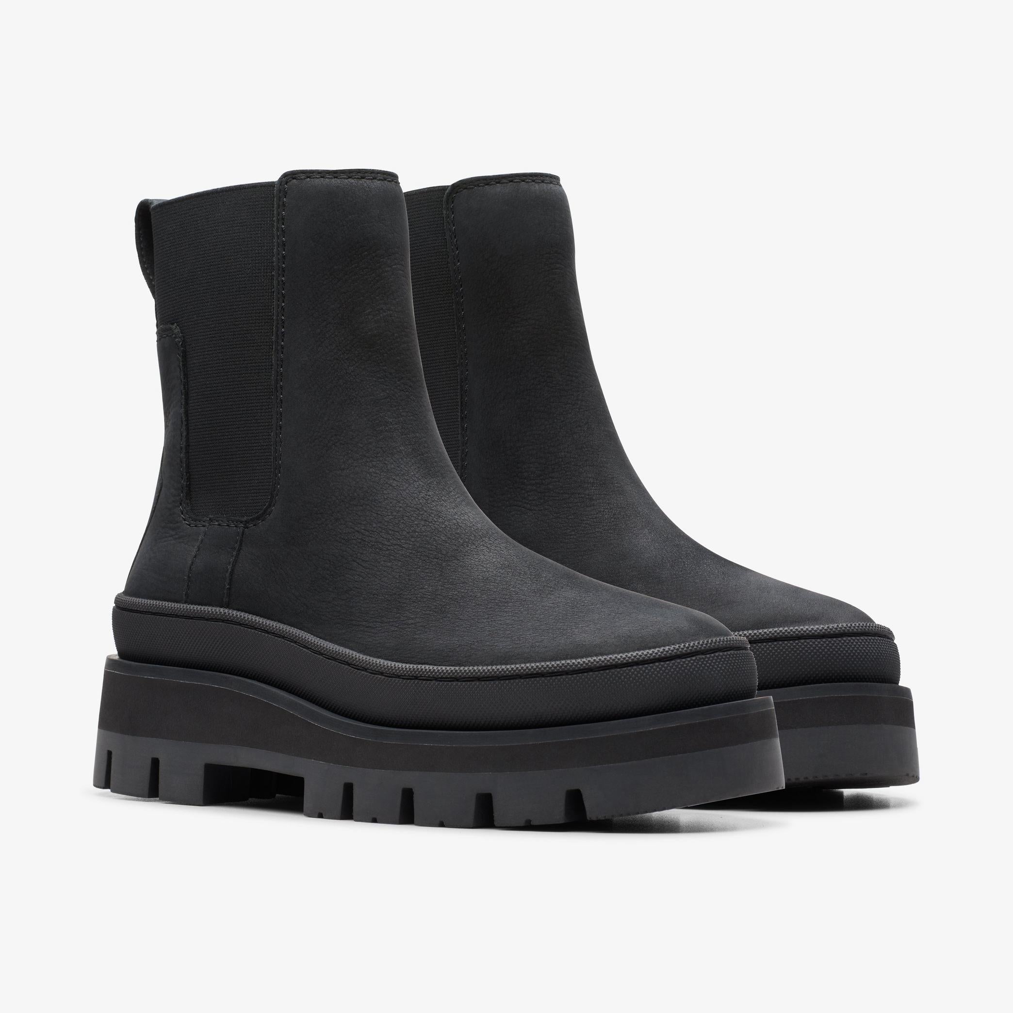 Clarks Orianna 2 Top Women's Black Nubuckuck Shoes