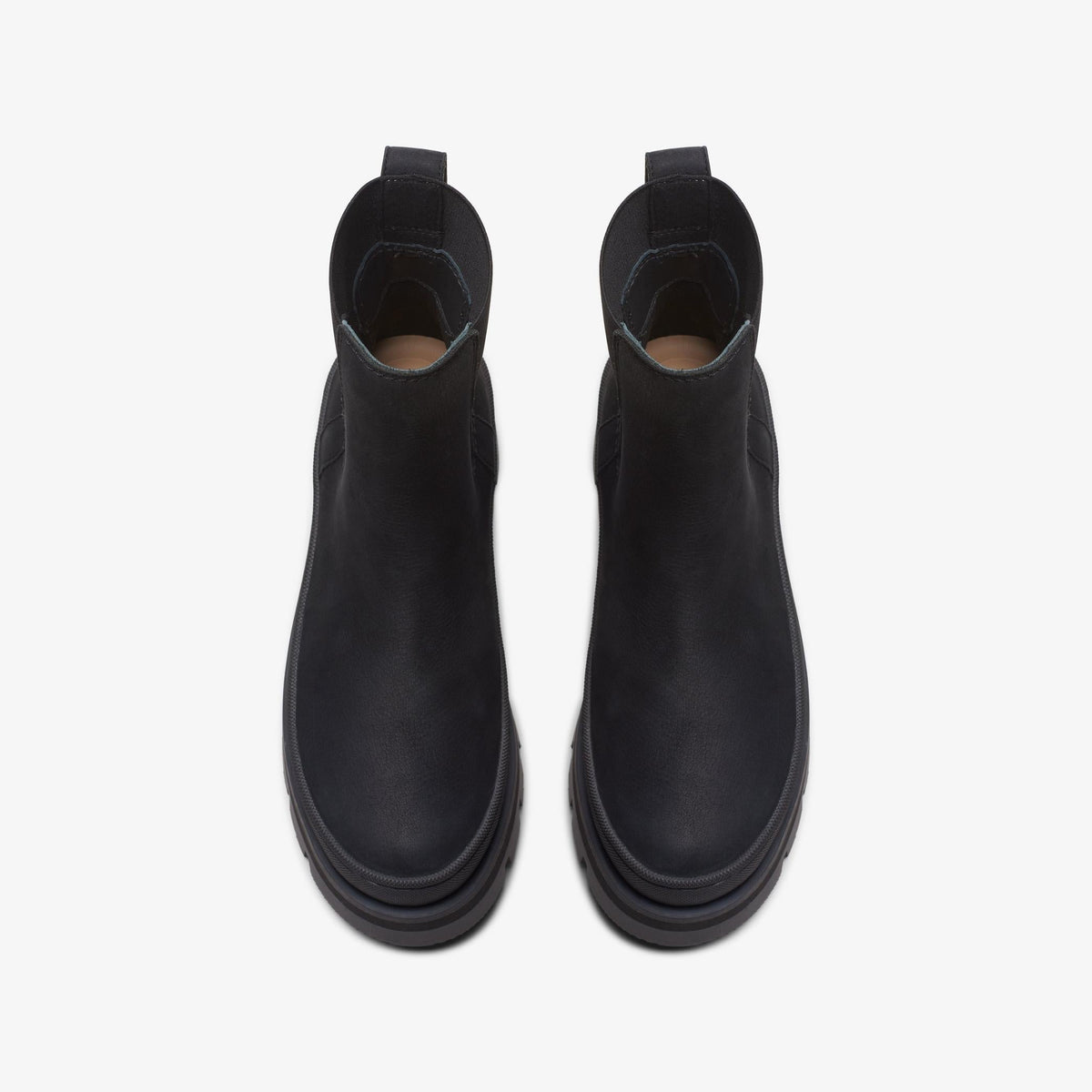 Clarks Orianna 2 Top Women's Black Nubuck 26174067 — top view