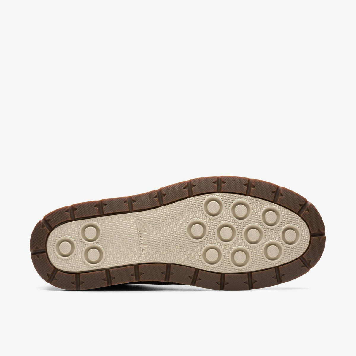 Clarks Gravelle Top Men's Brown Leather 26174575 — rear view