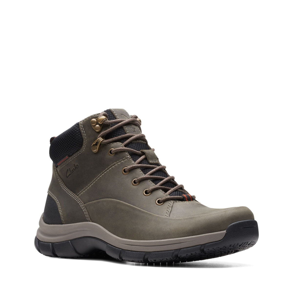 Clarks Walpath Mid Men's Beige Leather 26174619 — side view