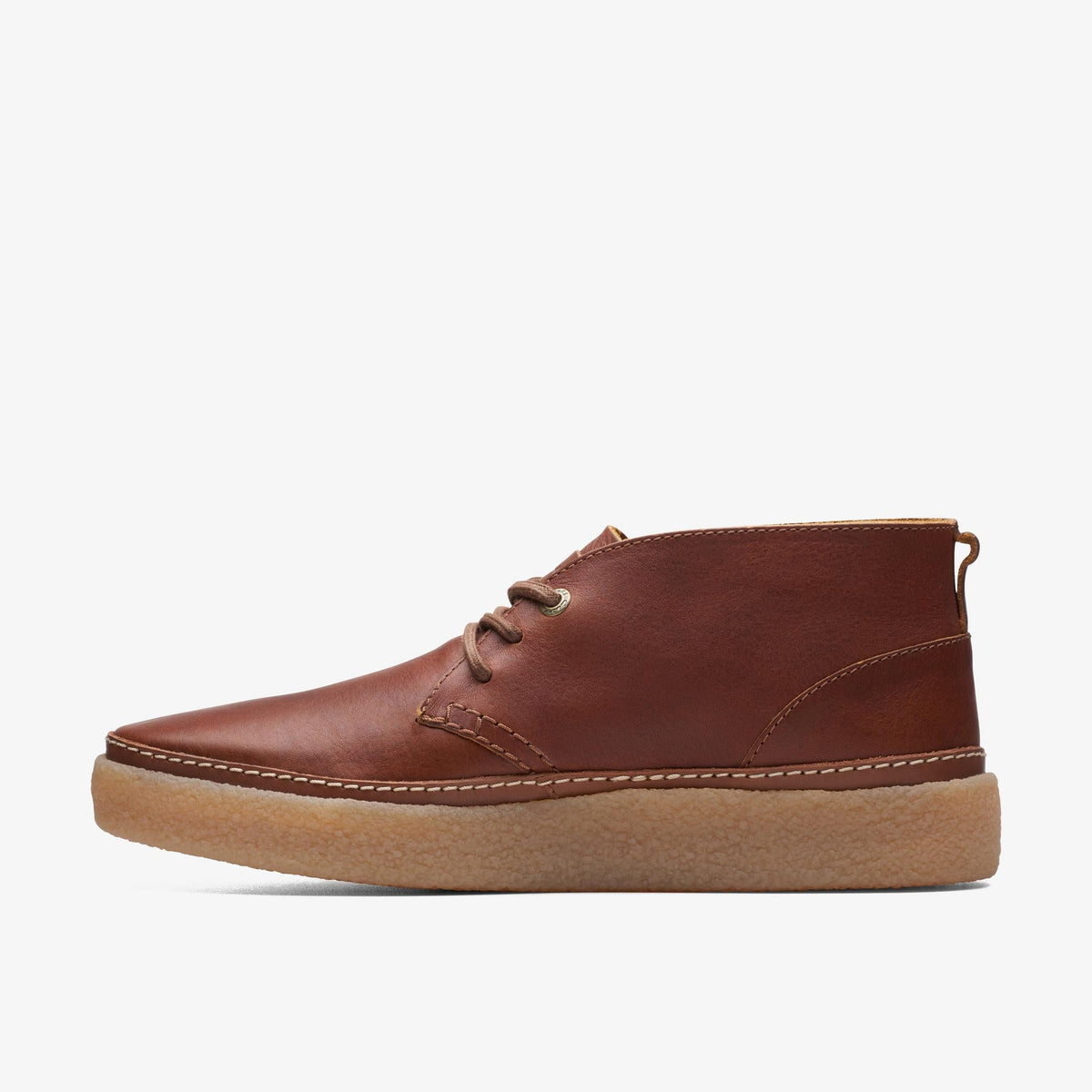 Clarks Oakpark Mid Men's Tan Tumbled Leather 26174666 — side view