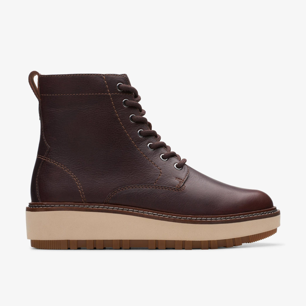 Clarks Orianna W Lace Women's Dark Brown Leather 26174799