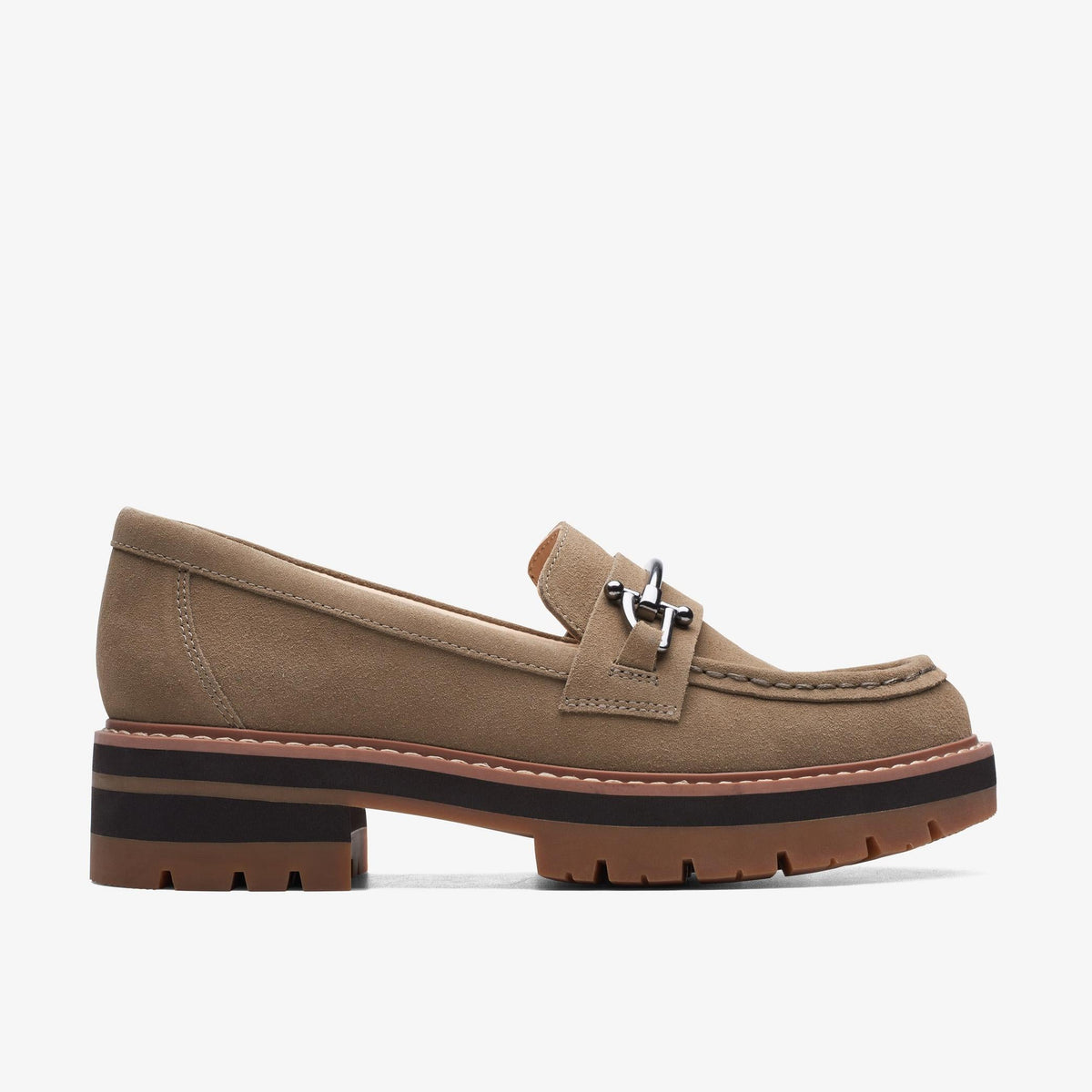 Clarks Orianna Bit Women's Dark Sand Suede 26174810