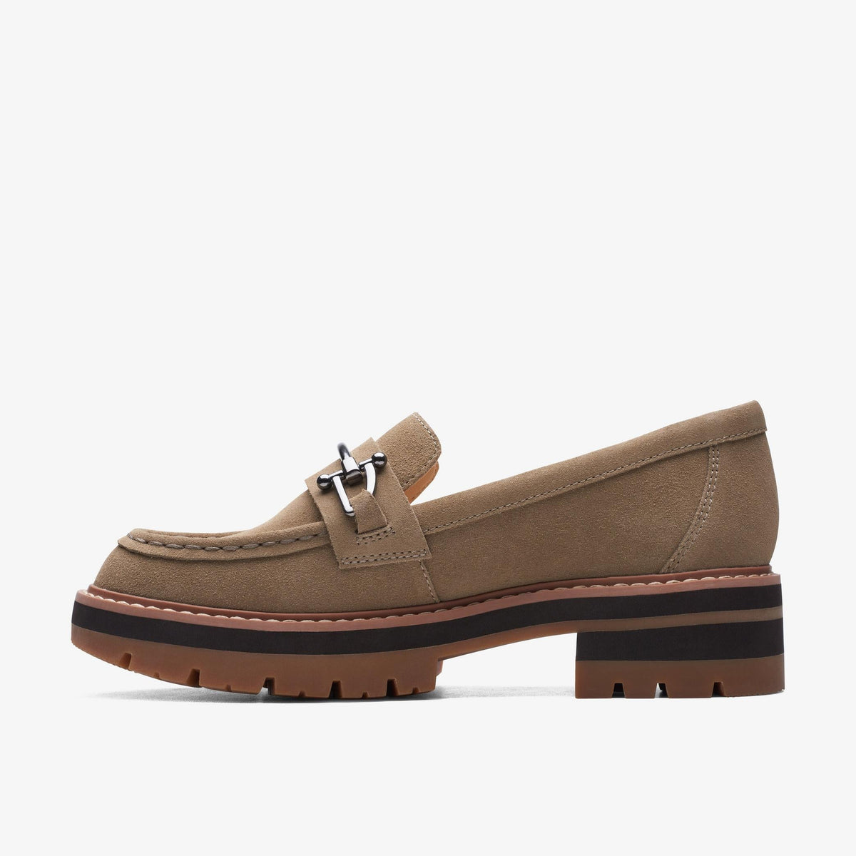 Clarks Orianna Bit Women's Dark Sand 26174810 — side view