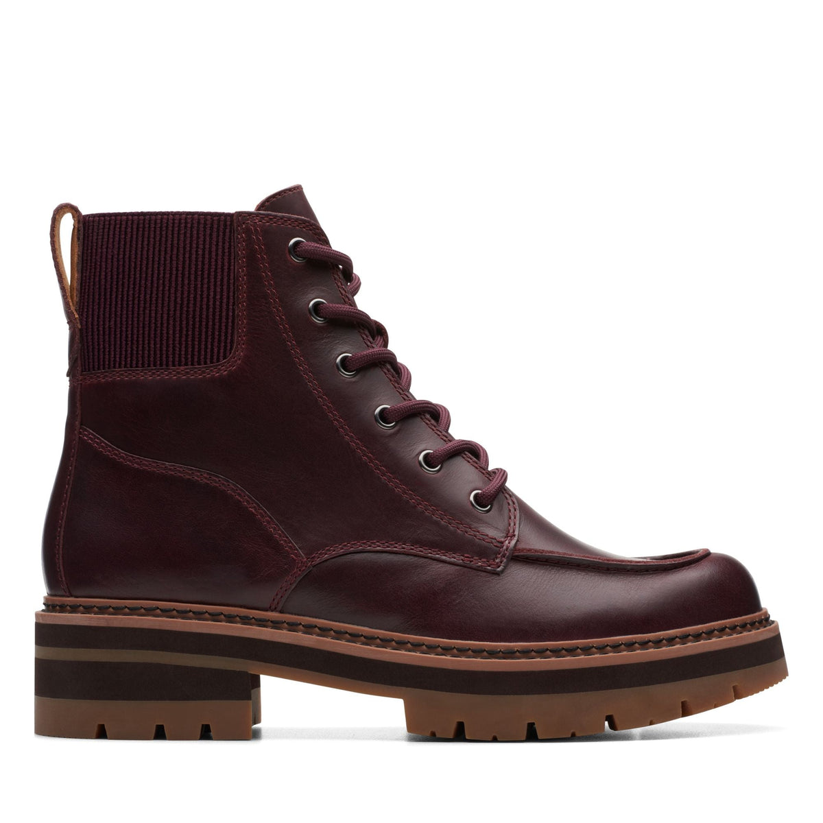 Clarks Orianna Mid Women's Red Leather 26174812