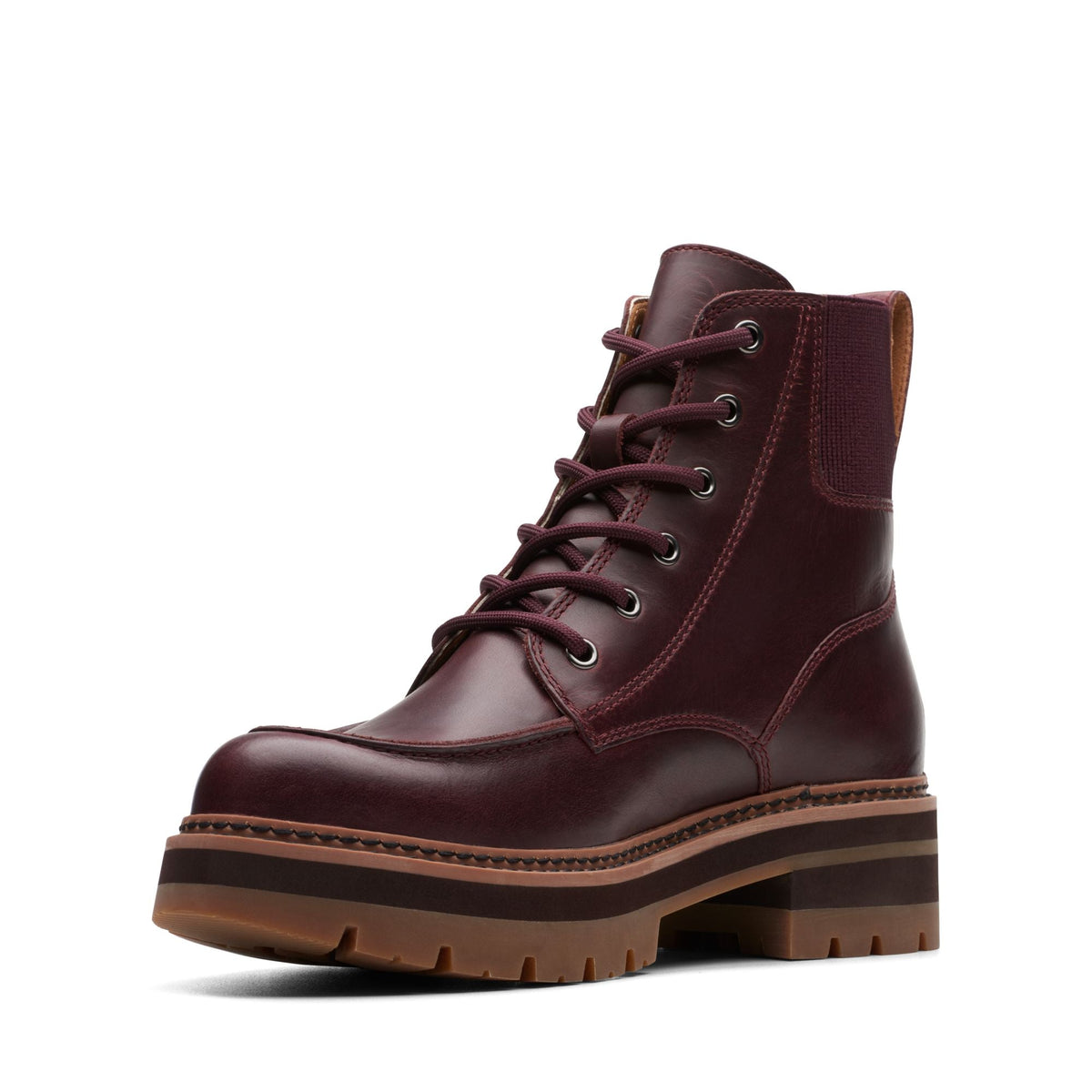 Clarks Orianna Mid Women's Red Leather 26174812 — sole view