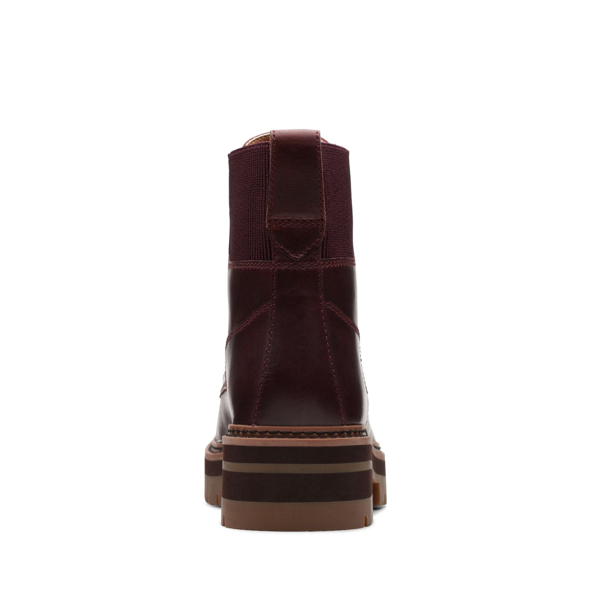 Clarks Orianna Mid Women's Red Leather 26174812 — top view