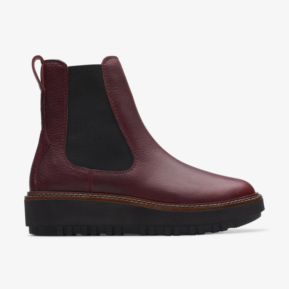 Clarks Orianna W Up Women's Burgundy Leather 26174822