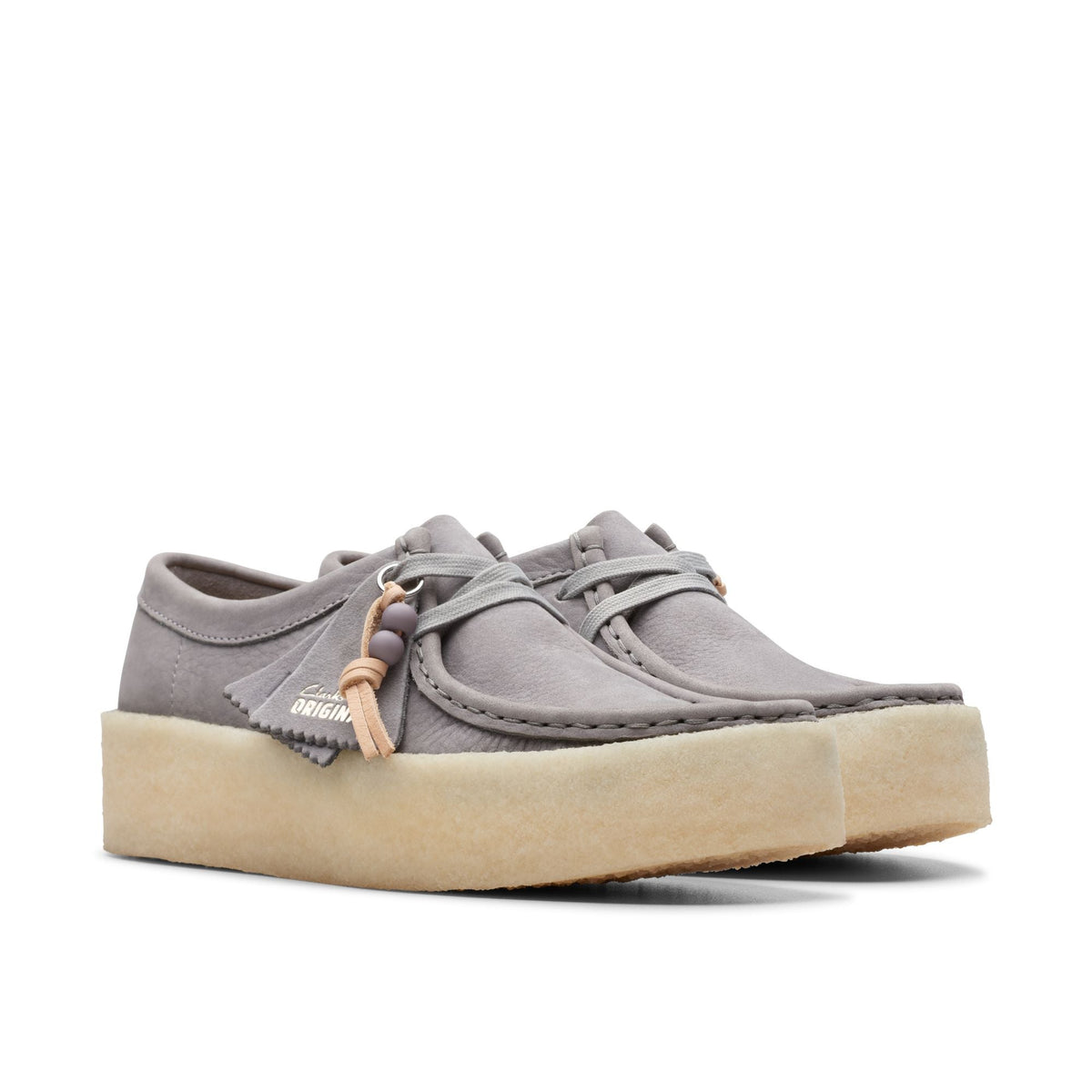 Clarks Originals Wallabee Women's Steel Grey Nubuck 26175660 - alternate product view