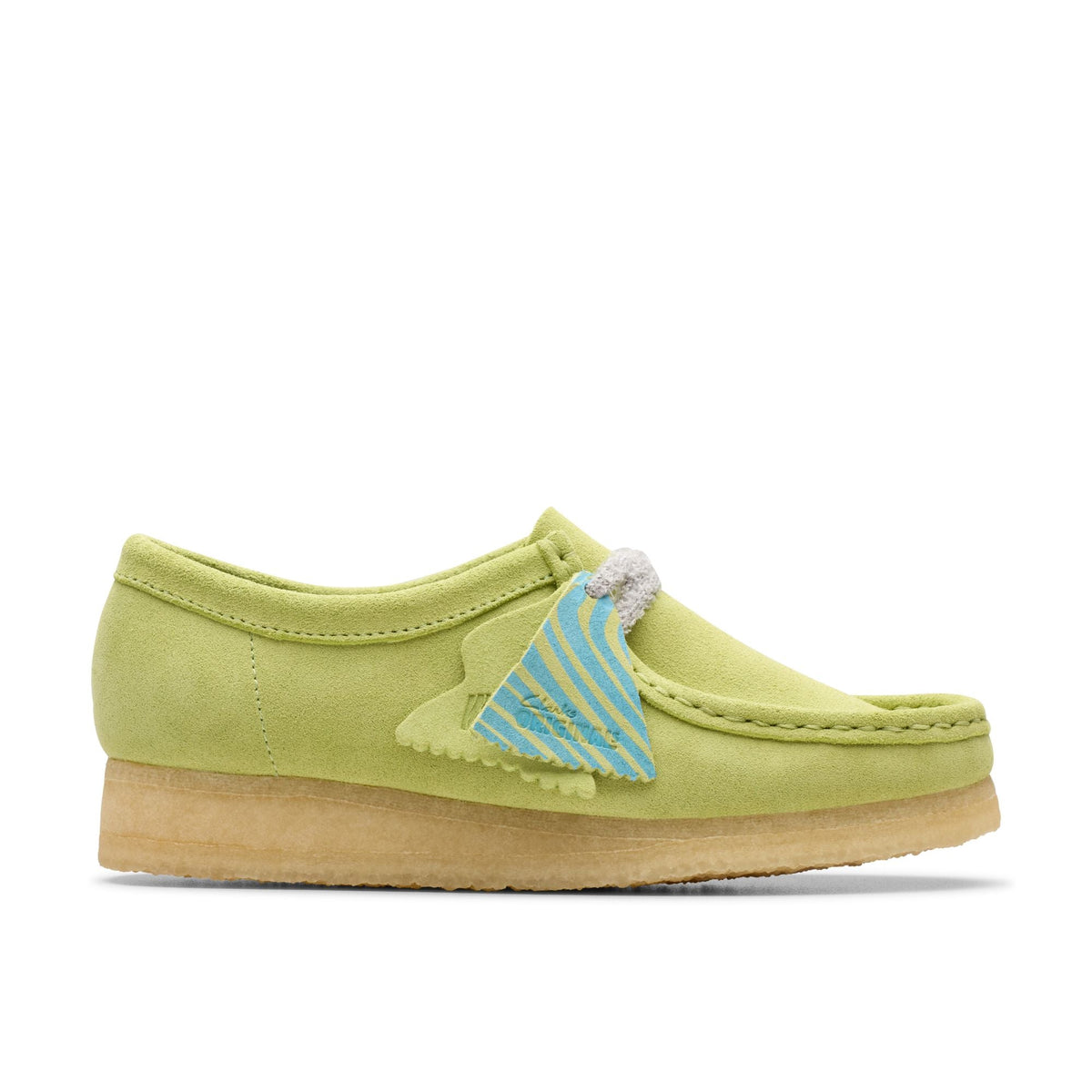 Clarks Originals Wallabee Women's Pale Lime Suede 26175670