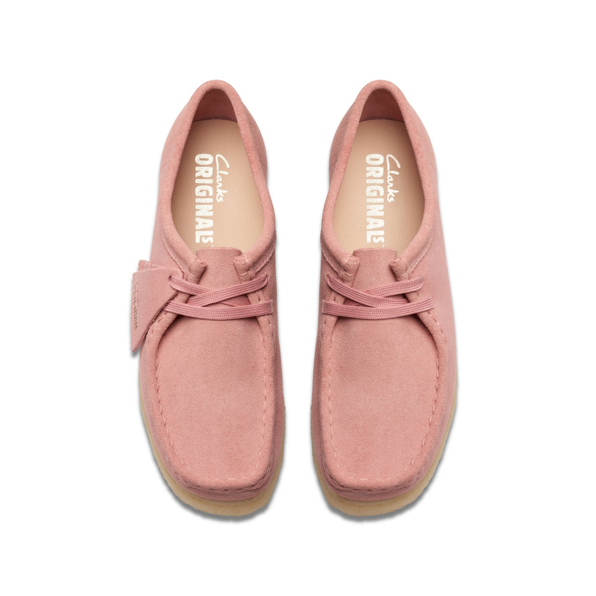 Clarks Originals Wallabee Women's Pink 26175671 — top view