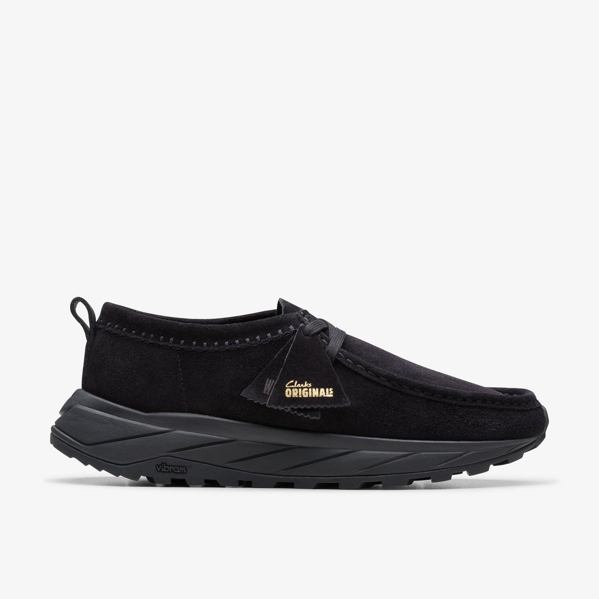 Clarks Originals Wallabee Eden Lo Men's Black Suede 26175680