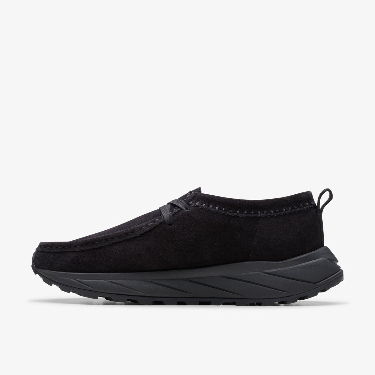 Clarks Originals Wallabee Eden Lo Men's Black Suede 26175680 — side view