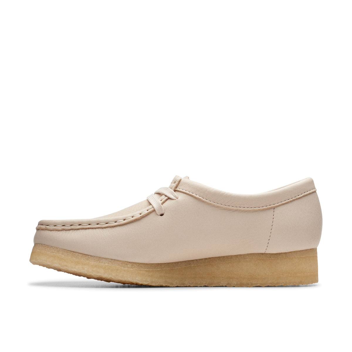 Clarks Originals Wallabee Women's Beige Leather 26175773 — side view