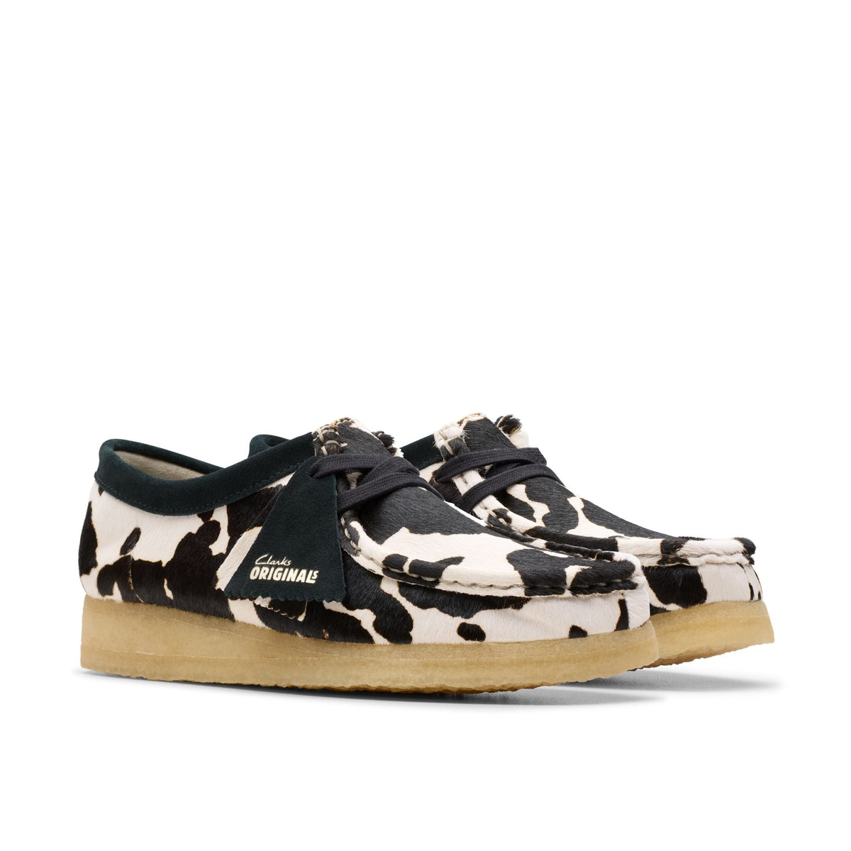 Clarks Originals Wallabee Women's Cow Print Hairon 26175835 — sole view