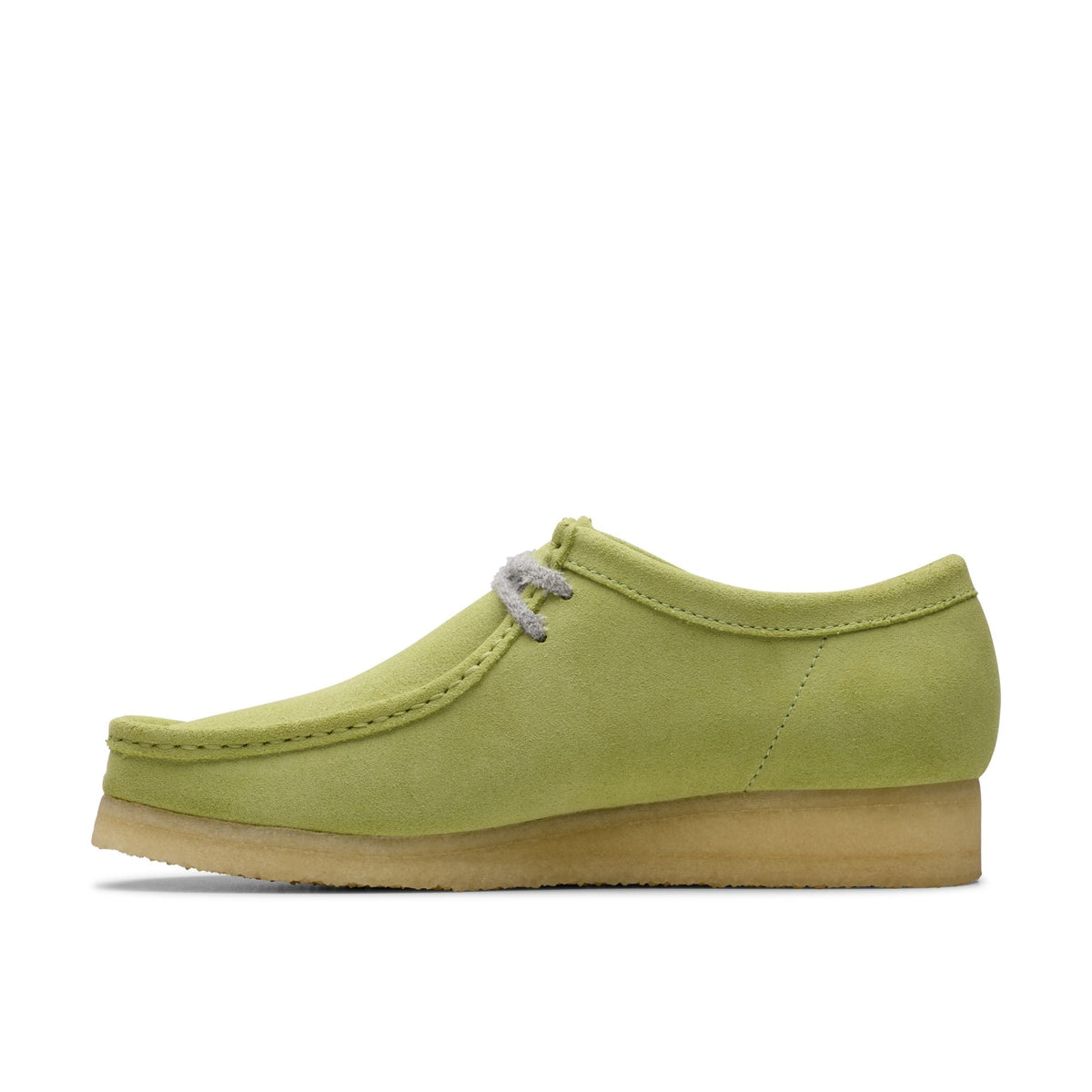 Clarks Originals Wallabee Men's Pale Lime Suede 26175855 — side view