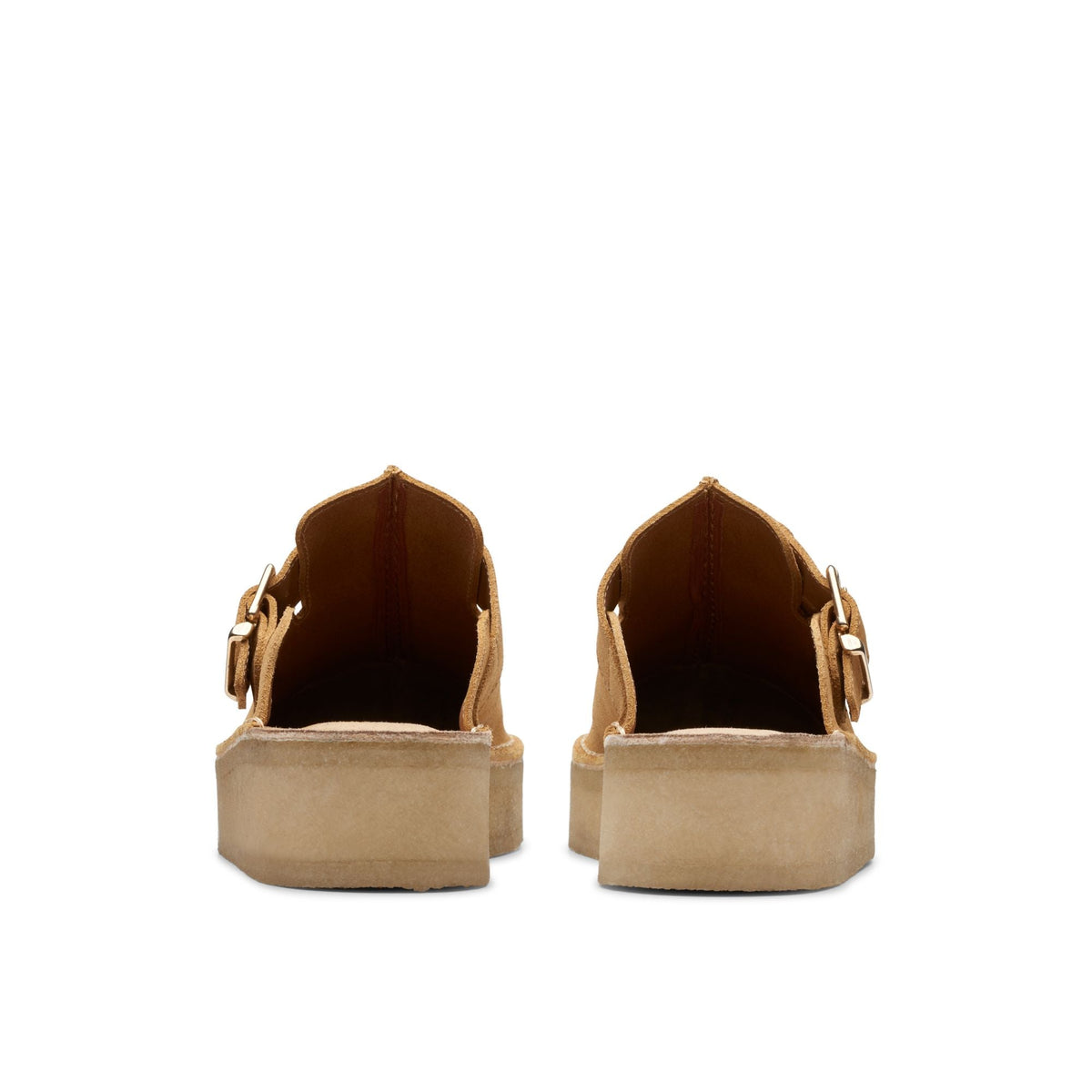 Clarks Originals Trekwedge Mule Women's Mid Tan Suede 26175870 — detail view