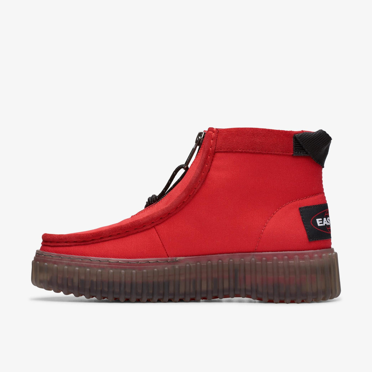 Clarks Torhill Zip Women's Red 26175934 — side view