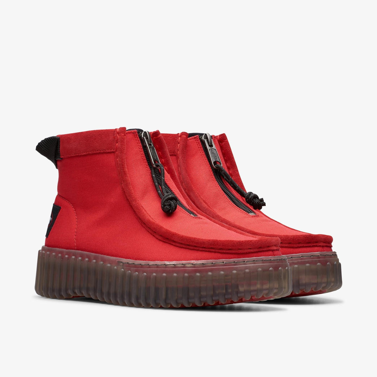 Clarks Originals x Eastpak Torhill Zip Women's Red Fabric 26175934 — sole view