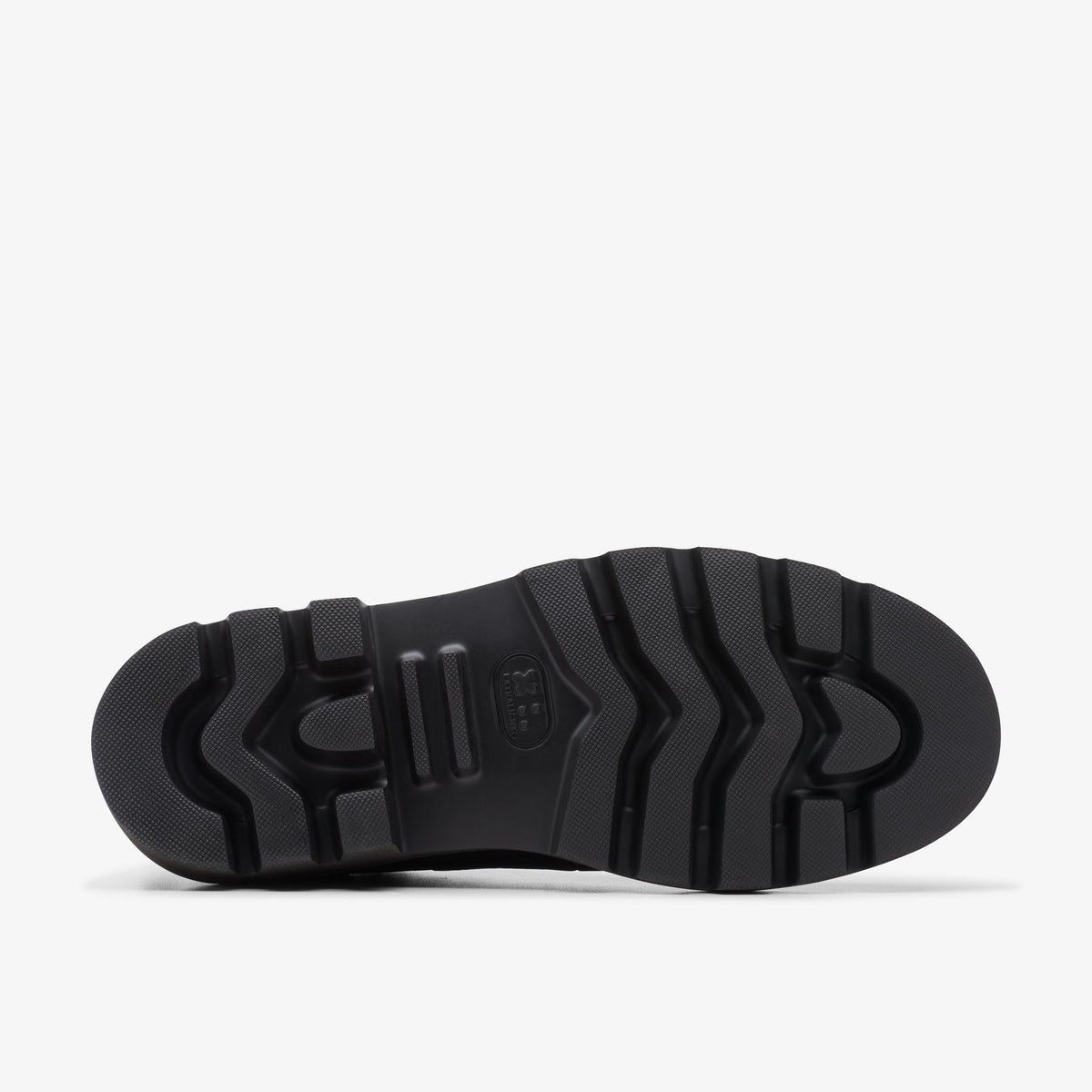 Clarks Badell Lace Men's Black Nubuck 26176087 — rear view