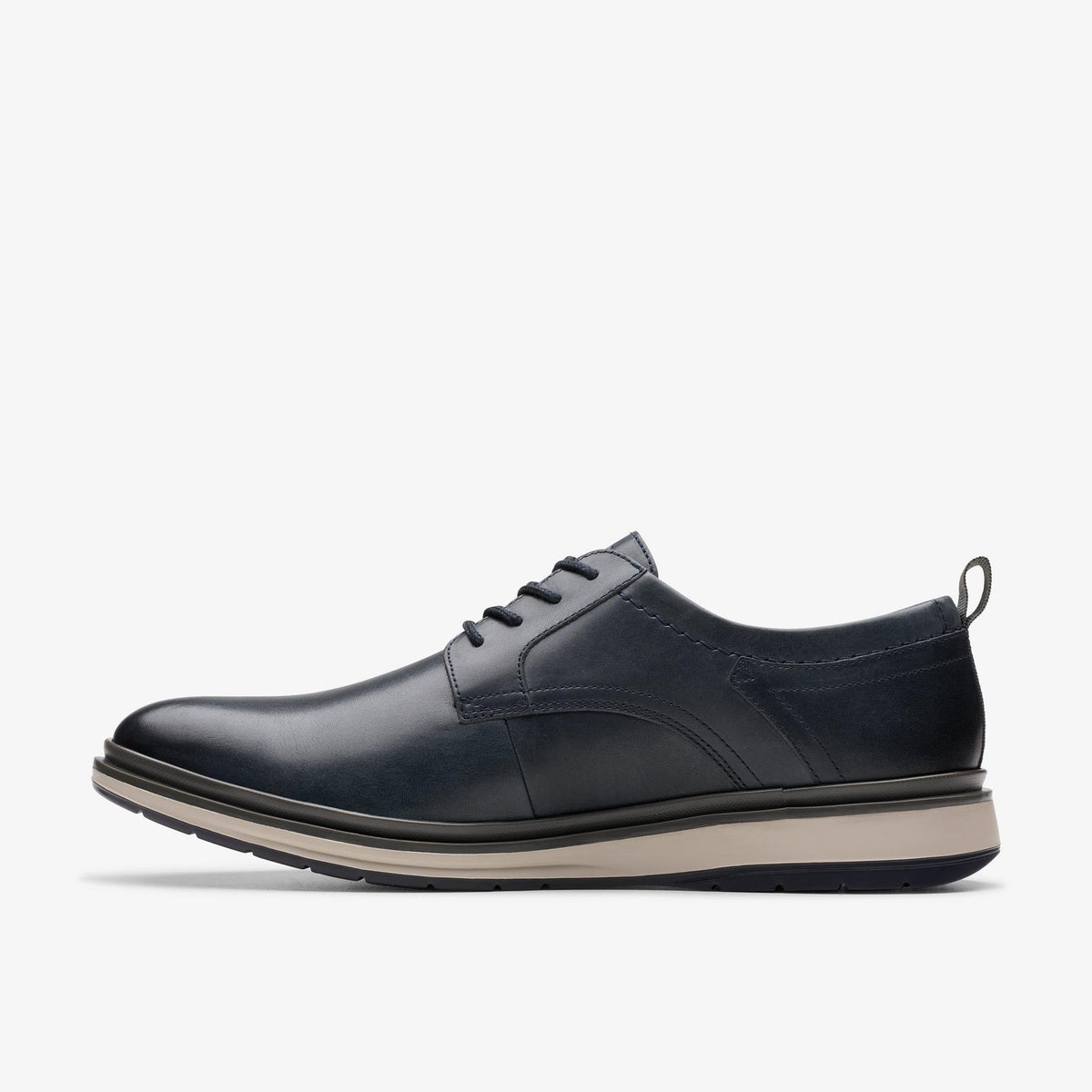 Clarks Chantry Lo Men's Navy Leather 26176100 — side view