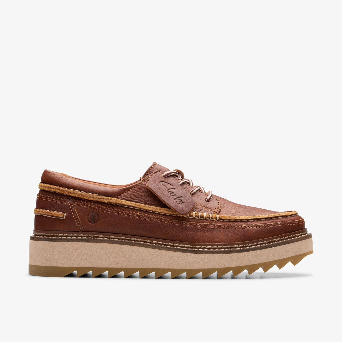 Clarks Clarkhill Lace Men's Nut Brown Leather 26176115