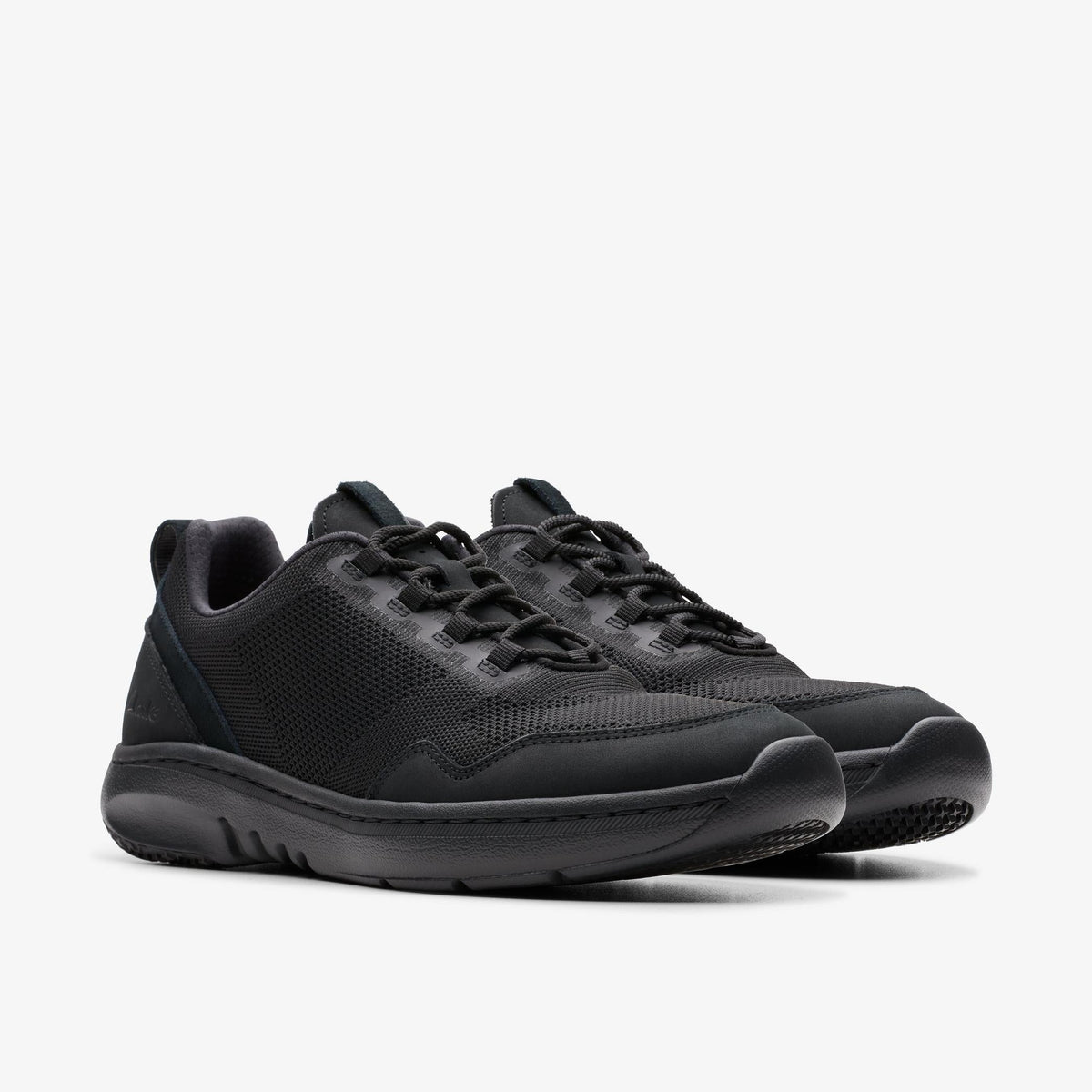 Clarks Clarkspro Knit Men's Black Textile 26176116 — sole view