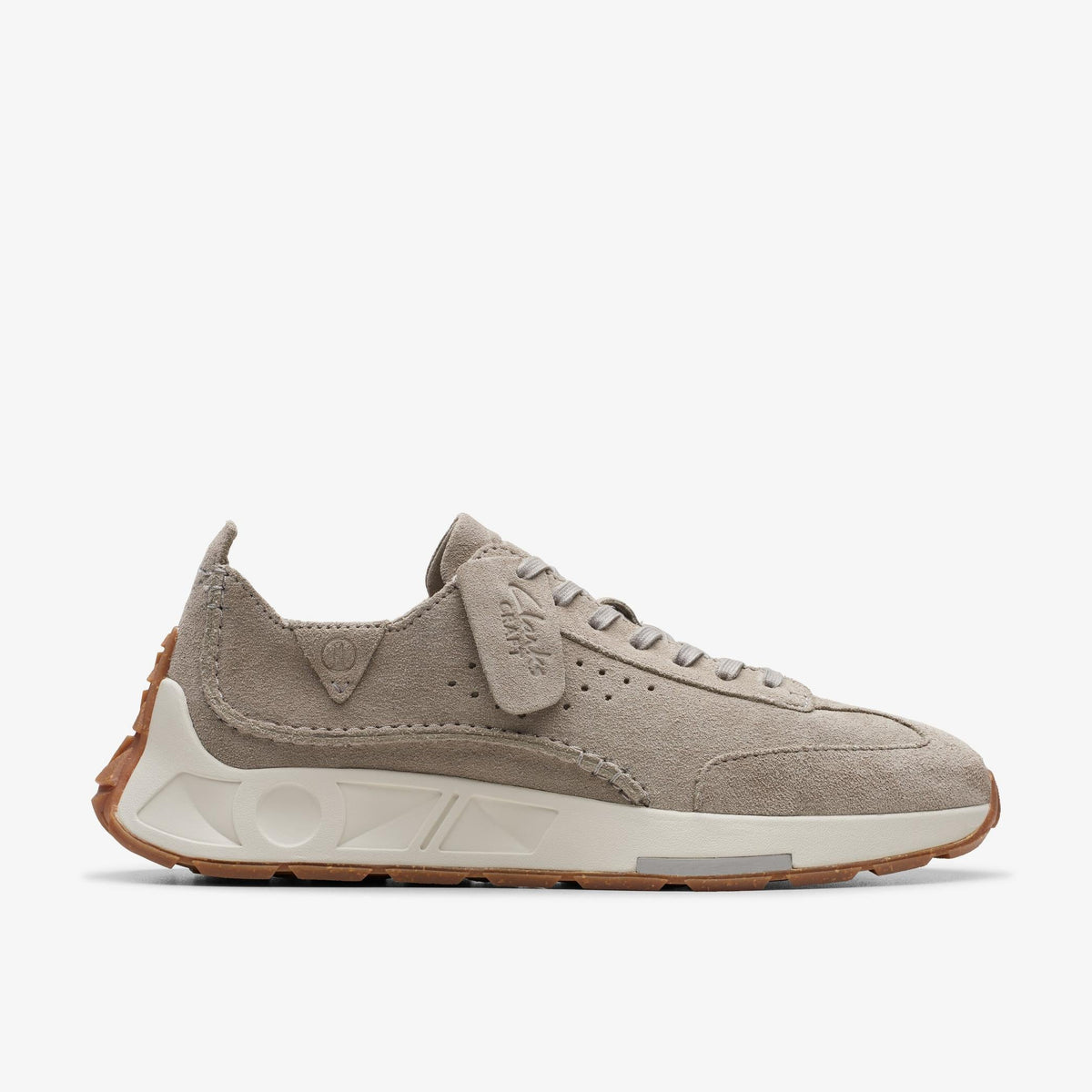 Clarks Craft Speed Men's Light Grey Suede 26176158