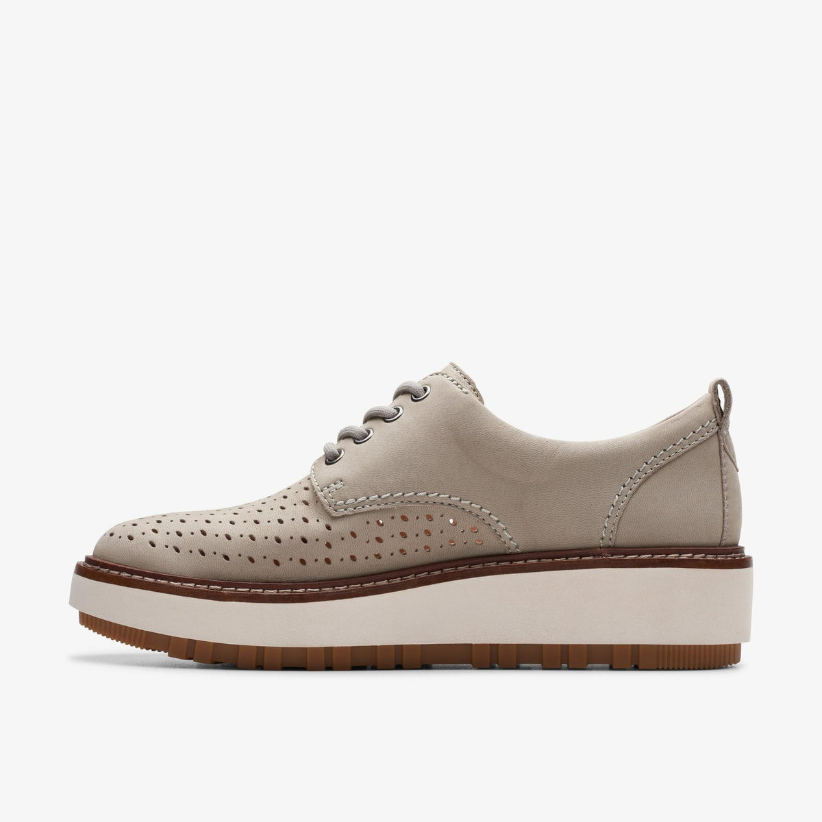 Clarks Oriannaw Move Women's Stone Nubuck 26176314 — side view