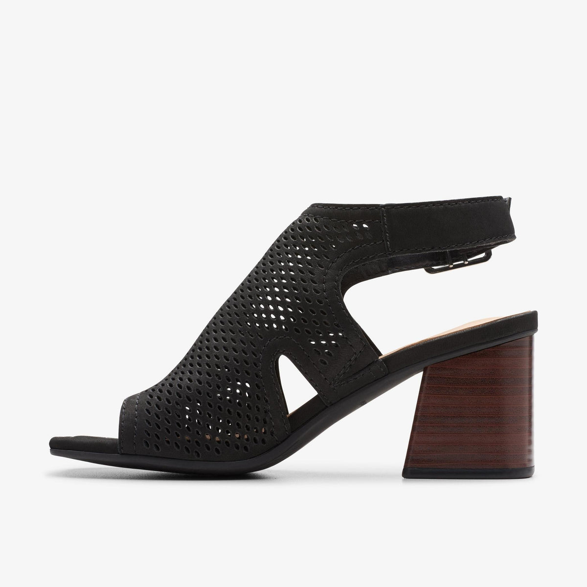 Clarks Siara 65 Flow Women's Black Nubuck 26176344 — side view