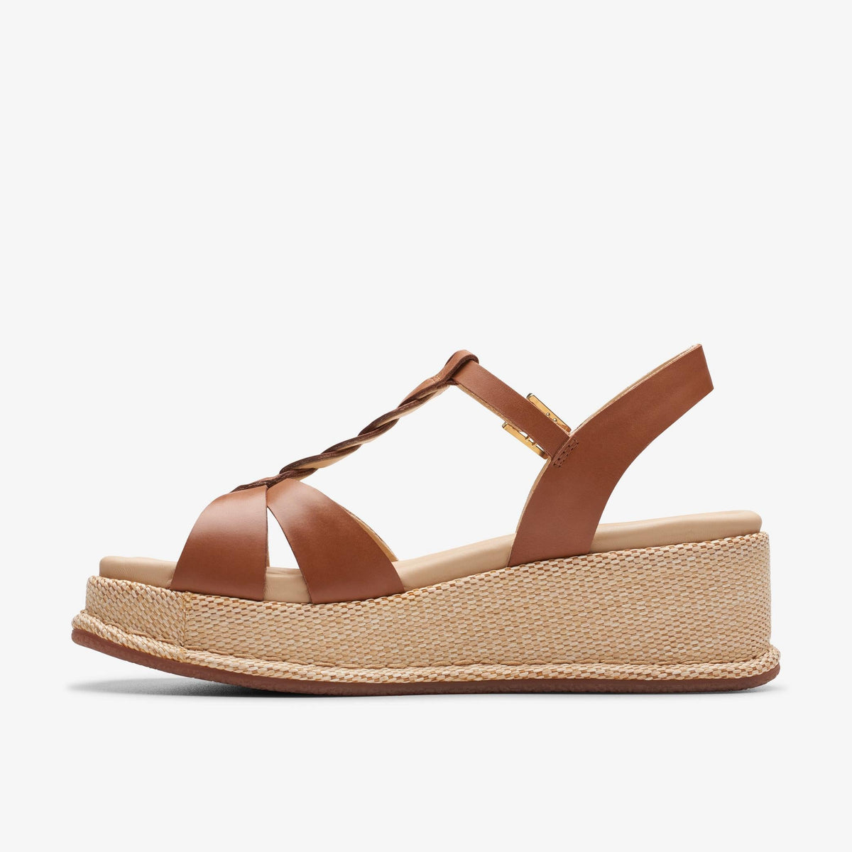Clarks Kimmei Twist Women's Tan Leather 26176394 — side view