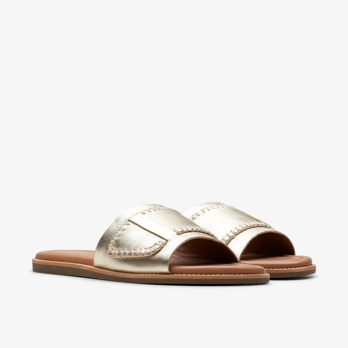 Clarks Maritime Mule Women's Champagne Leather 26176400 — sole view