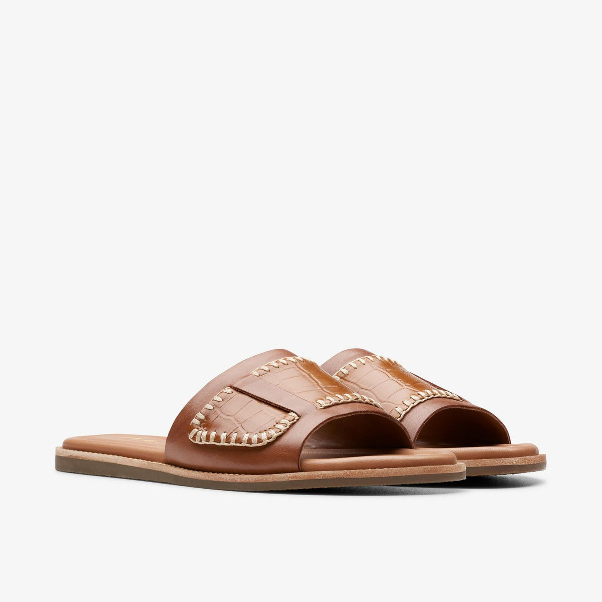 Clarks Maritime Mule Women's Tan Interest 26176402 — sole view
