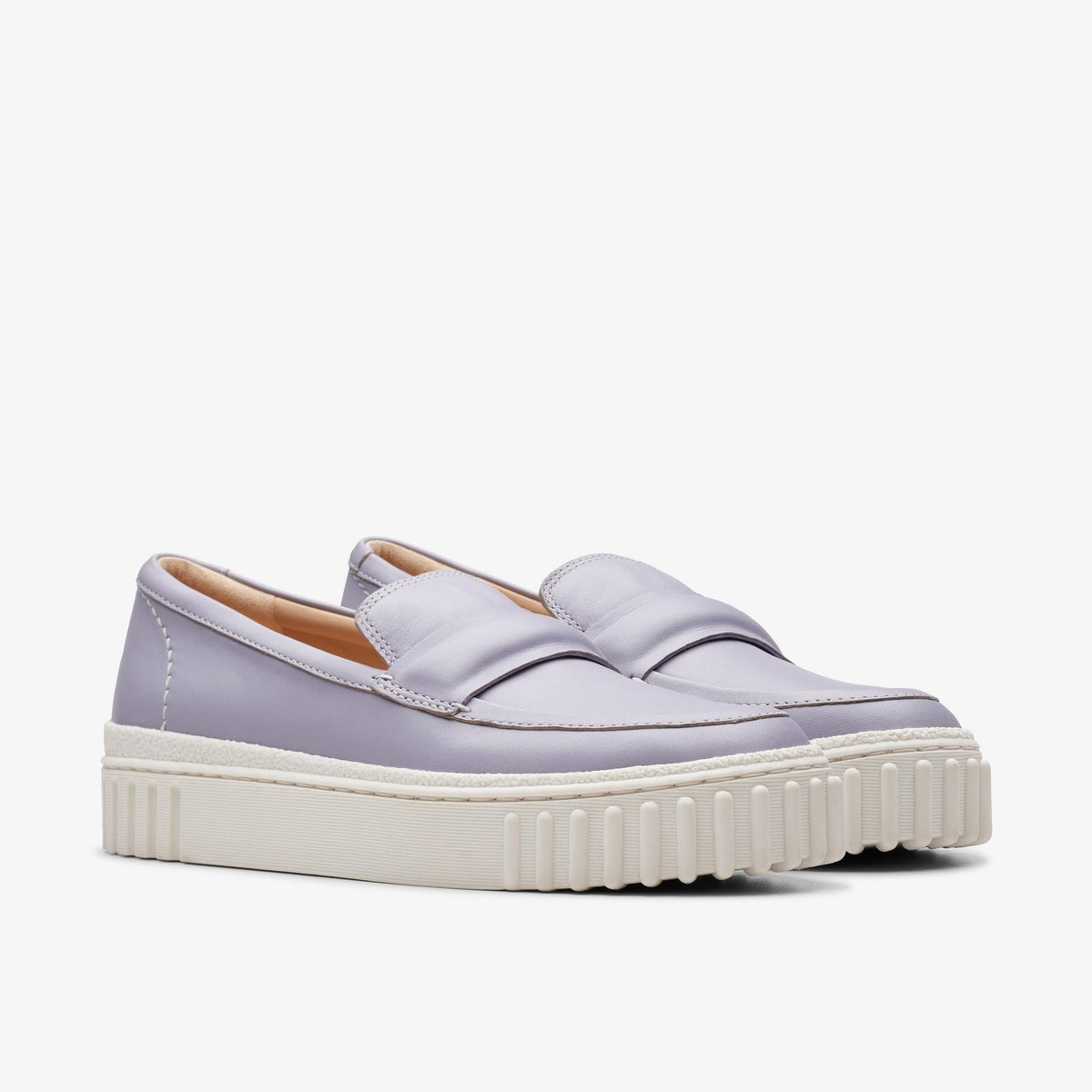 Clarks Mayhill Cove Women's Lilac Leather 26176433 — sole view