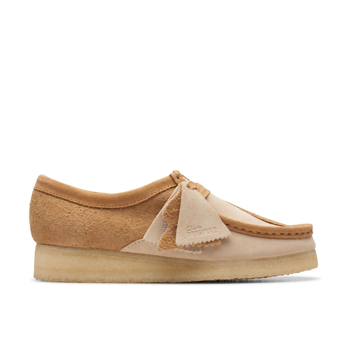 Clarks Originals Wallabee Women's Mid Tan Combi Suede 26176524