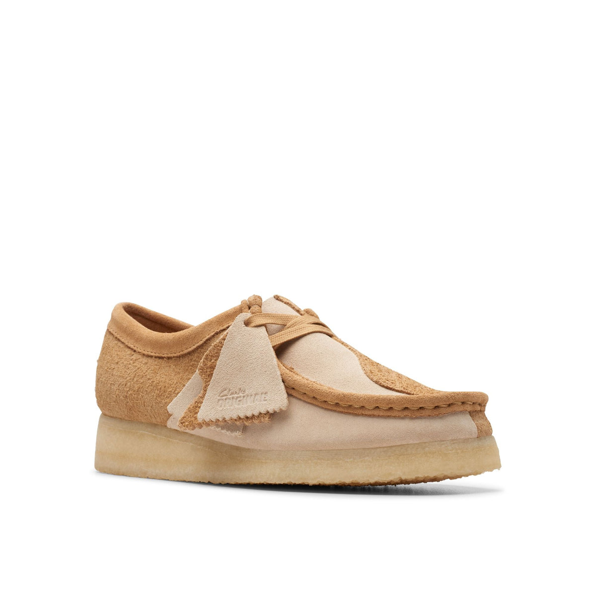 Clarks Originals Wallabee Mid Women's Mid Tan Combi 26176524 — product view 7