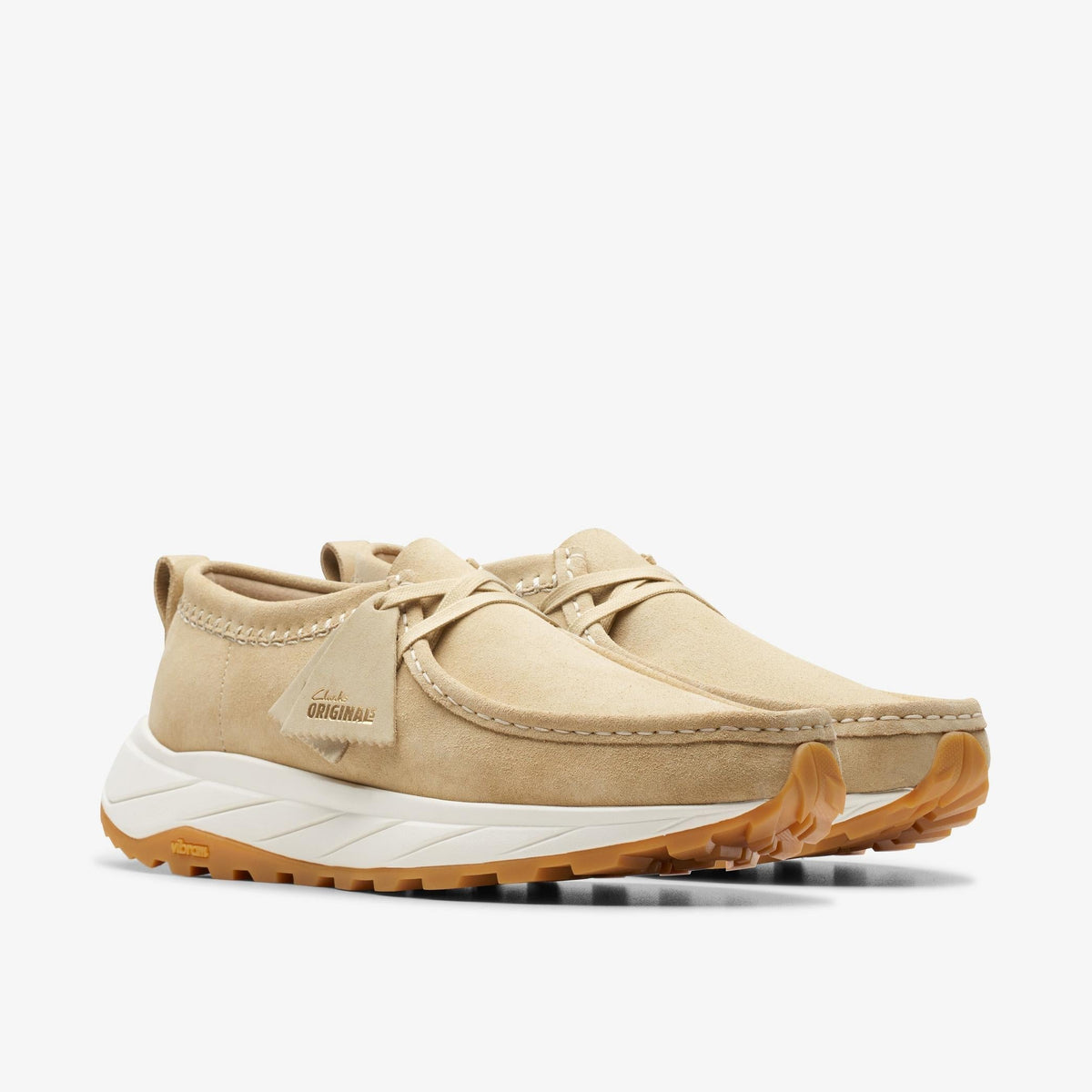 Clarks Originals Walla Eden Lo Men's Maple Suede 26176533 — sole view