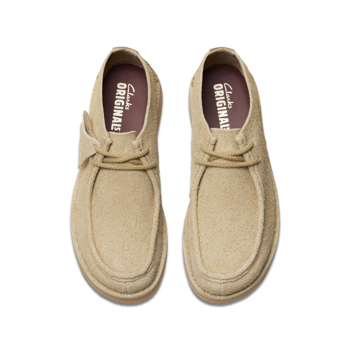 Clarks Originals Desert Men's Maple Hairy Suede 26176544 — top view