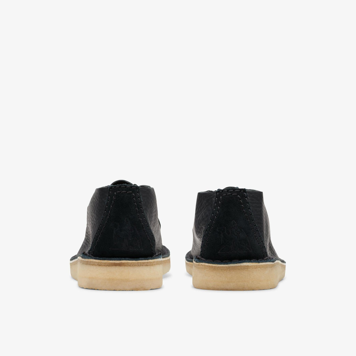 Clarks Originals Desert Men's Black Leather 26176545 — detail view