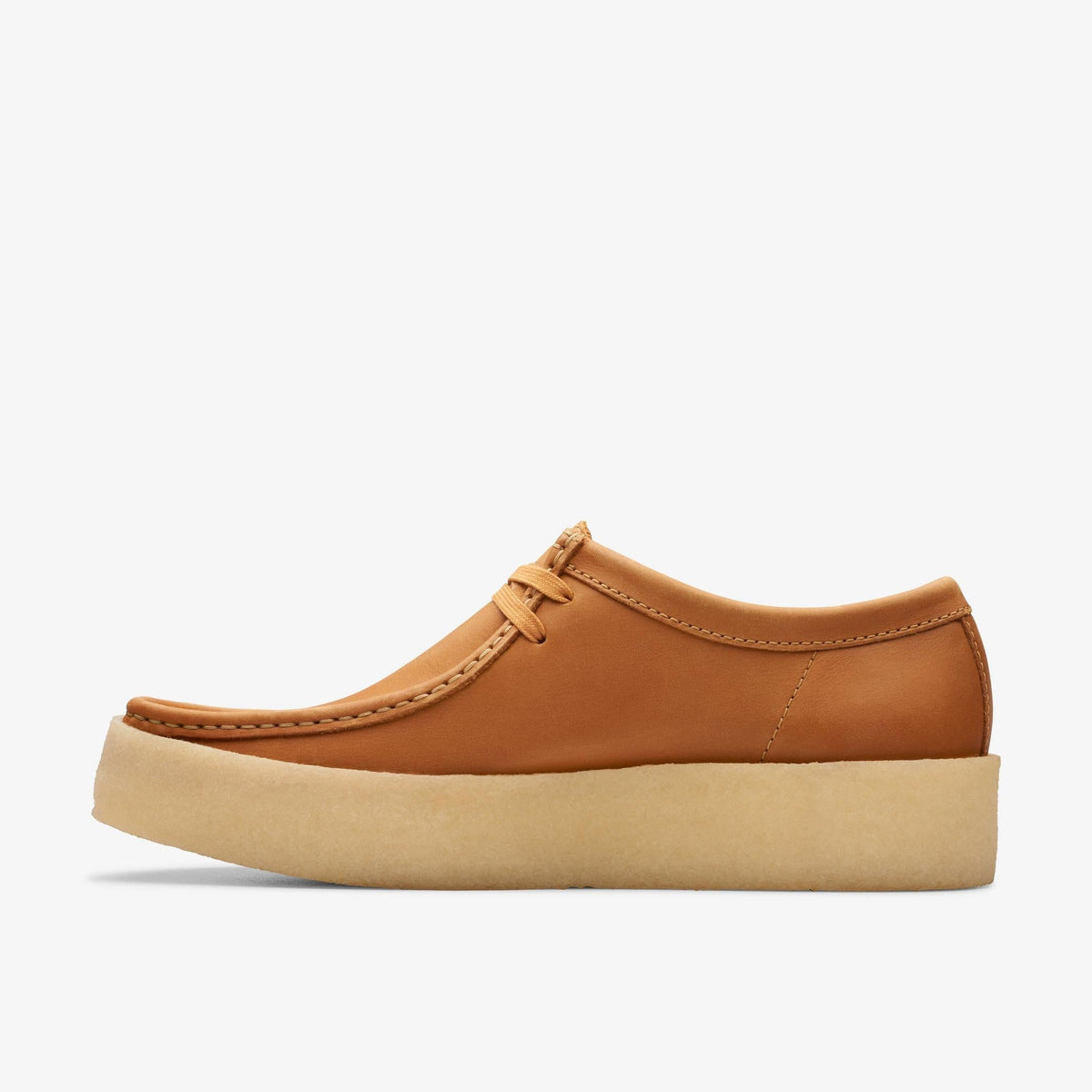 Clarks Originals Wallabee Men's Mid Tan Leather 26176548 — side view