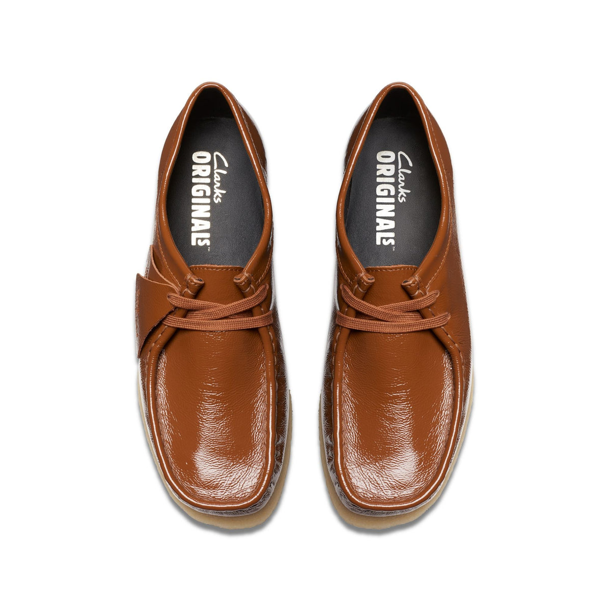 Clarks Originals Wallabee Women's Dusk Brown Suede 26176553 — top view