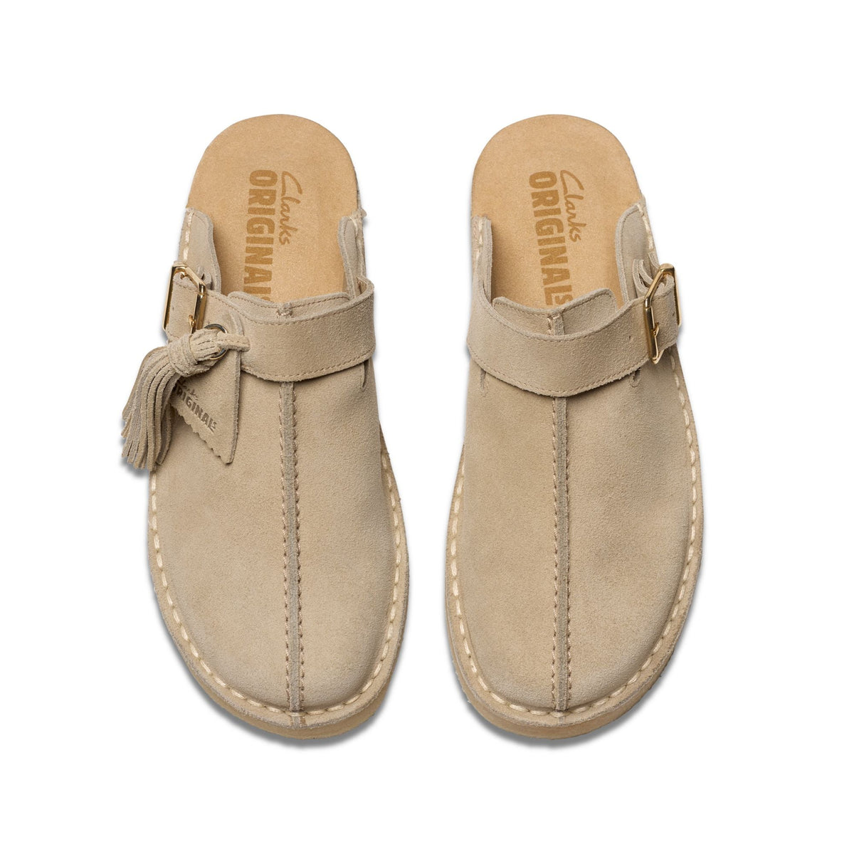Clarks Originals Trek Women's Sand Suede 26176569 — top view